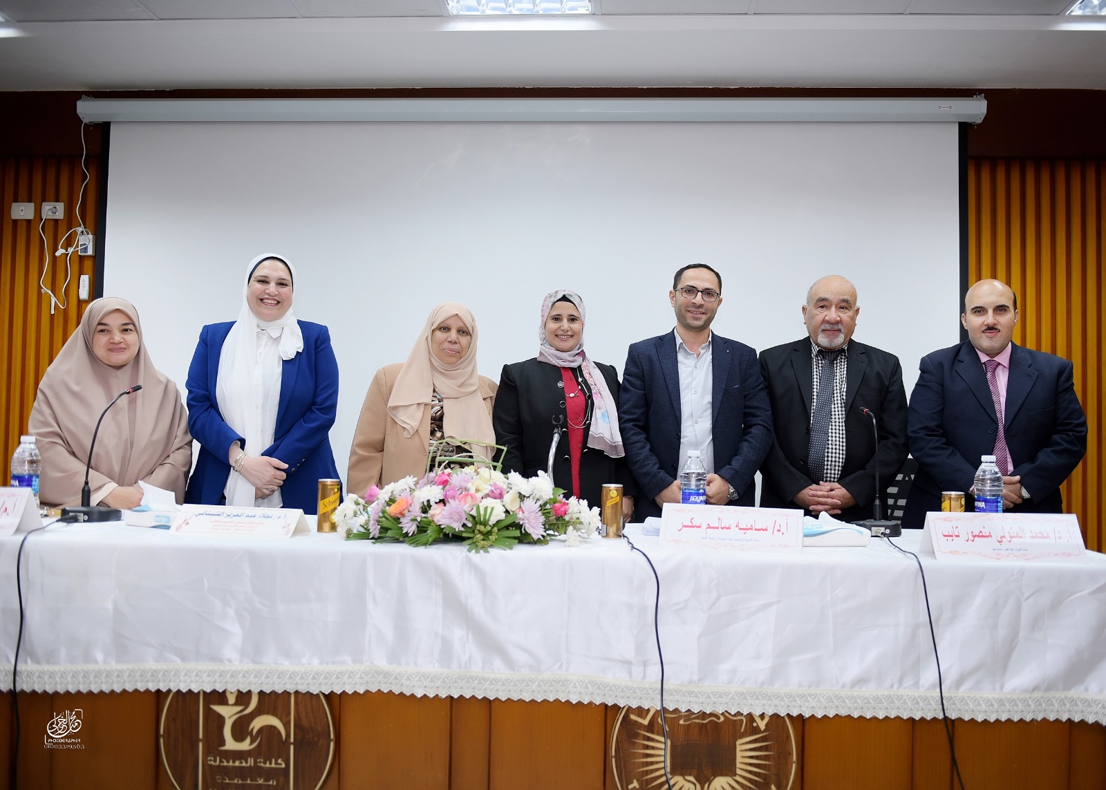 انطلاق المناقشة العلنية لرسالة الماجستير للصيدلانية/ ايمان عبدالستار الصعيدي بقسم الادوية و السموم بصيدلة طنطا